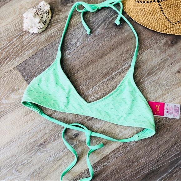 Dakine Puakai Bikini Top In Mint Small - Picture 3 of 6